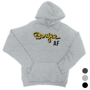 365 Printing Boujee AF Womens Gag Hoodie Pullover Funny Saying Winter Gifts