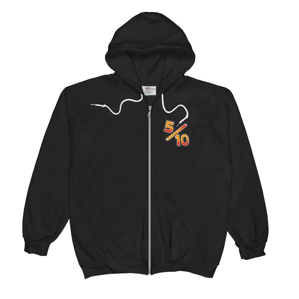 5/10 Full Zip Hoodie