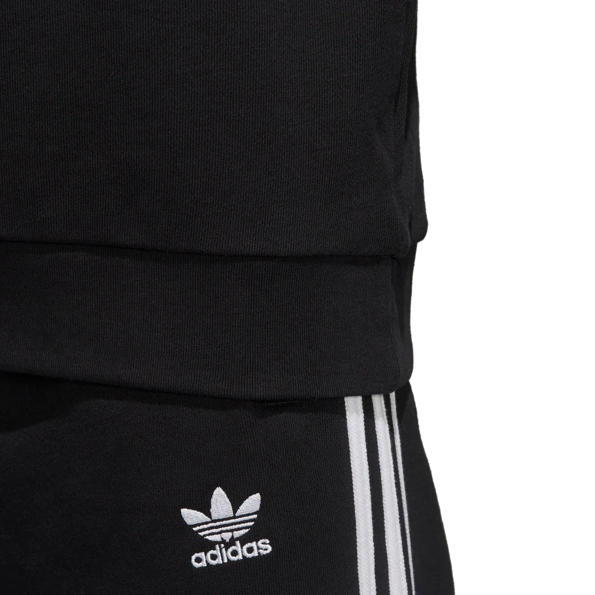 Adidas Originals Men's Trefoil Warm-Up Crew Sweatshirt Black/White