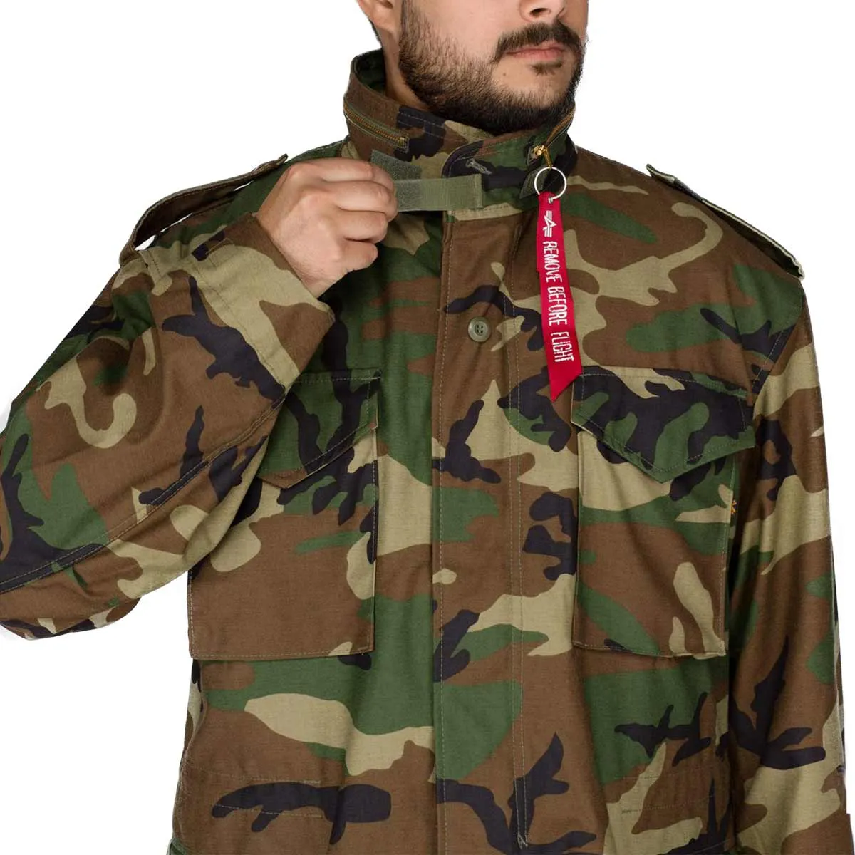 Alpha Industries M-65 Field Jacket Woodland Camo