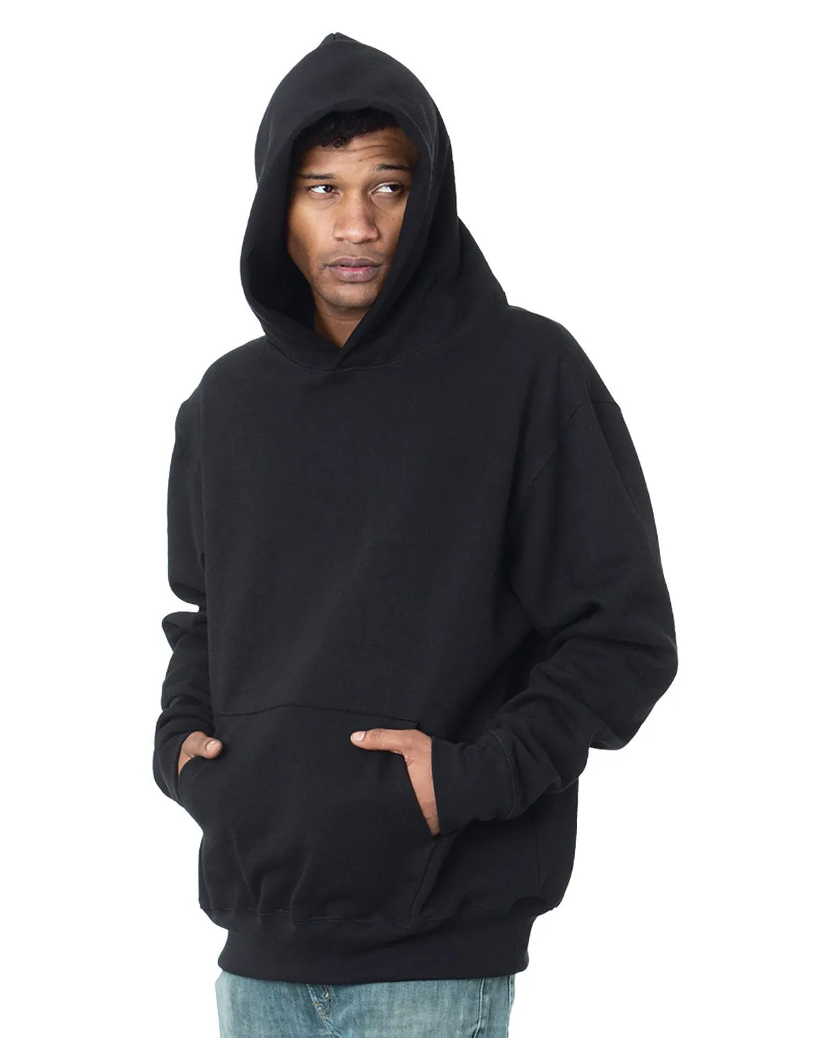 Bayside BA4000: Adult Super Heavy Hooded Sweatshirt