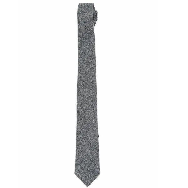 Brushed Chambray Cotton Tie