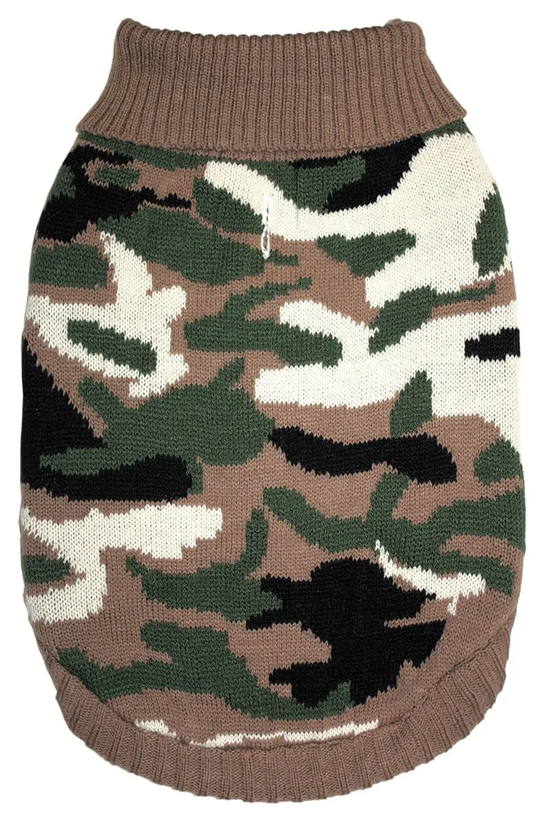 Camouflage Dog Sweater