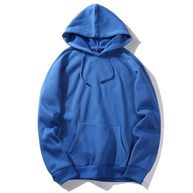 Casual Hip-hop Style Men's Sweatshirts With Hood For Spring Autumn