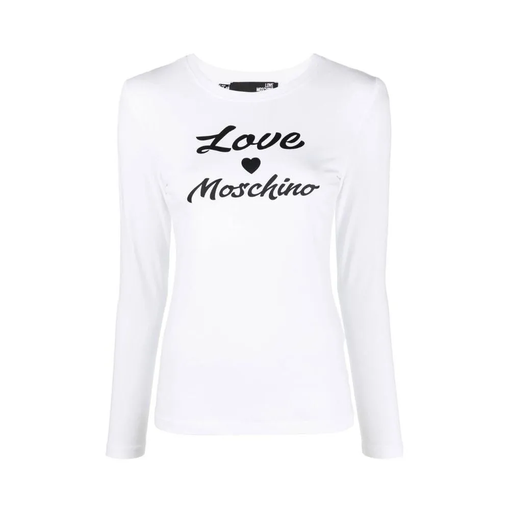 Chic Logo Cotton Tee by Love Moschino