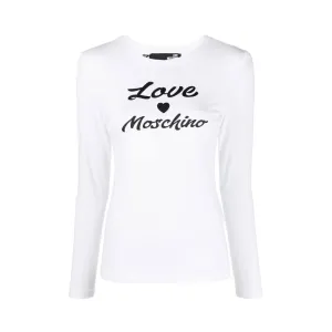 Chic Logo Cotton Tee by Love Moschino