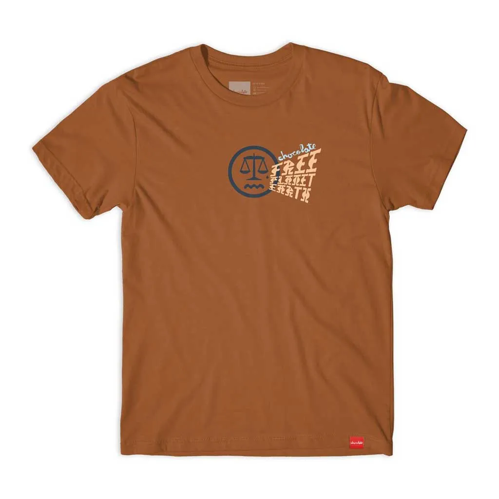 Chocolate Free Planet Earth S/S Tee - Texas Orange