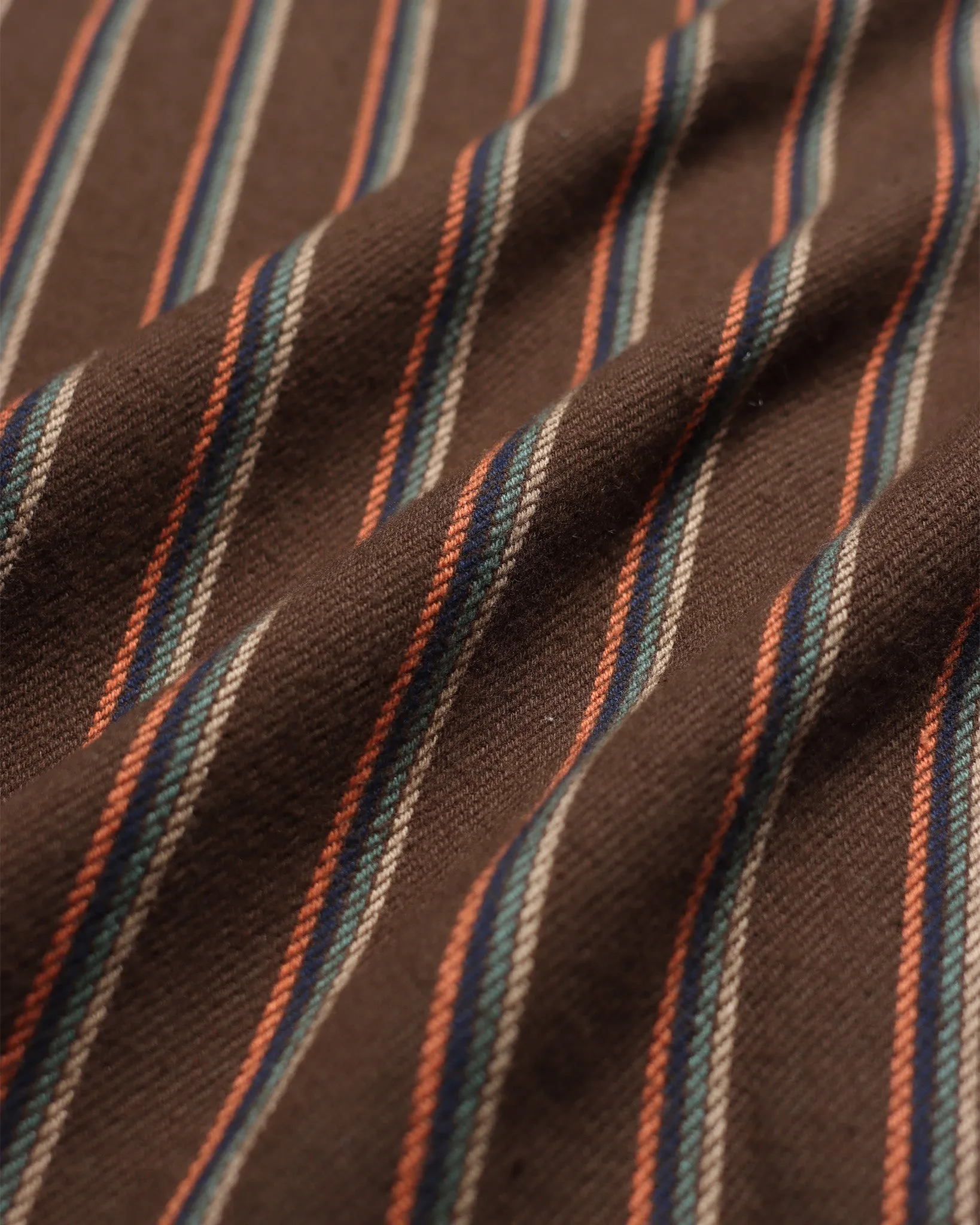 Classic Shirt - Slate Brown Kuki Stripe