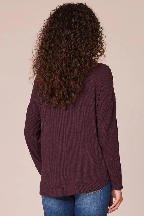 Cowl Neck Knit Tunic