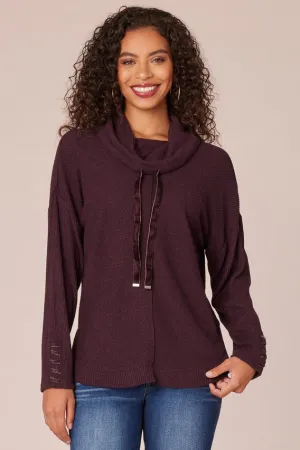 Cowl Neck Knit Tunic