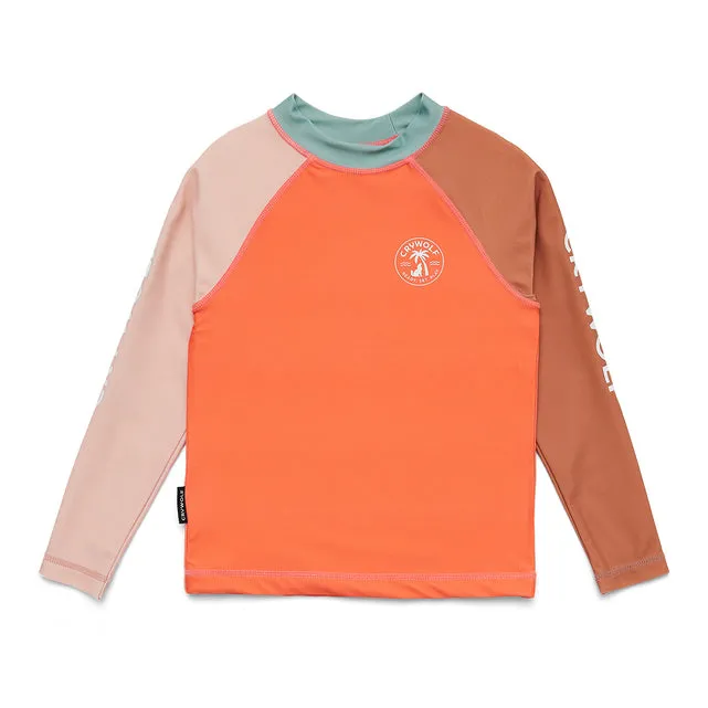 CRYWOLF Rash Vest - Sunset Colour Block