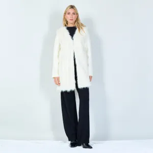 Faux fur sleeveless coat wholesale