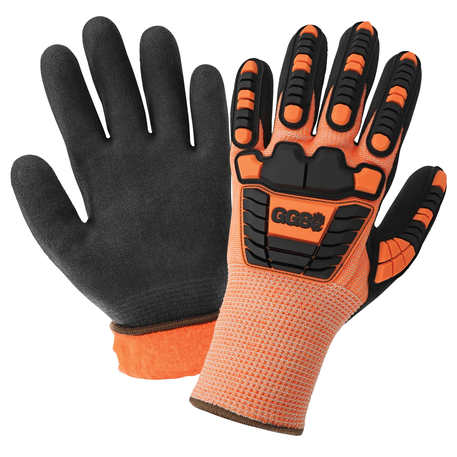 Global Glove & Safety CIA318INT Vise Gripster Water Repellent, Foam Rubber Dip, Impact, Insulated, Cut A5