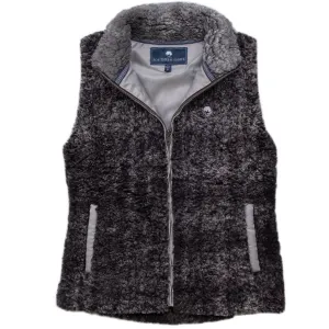 Heathered Zip Sherpa Vest