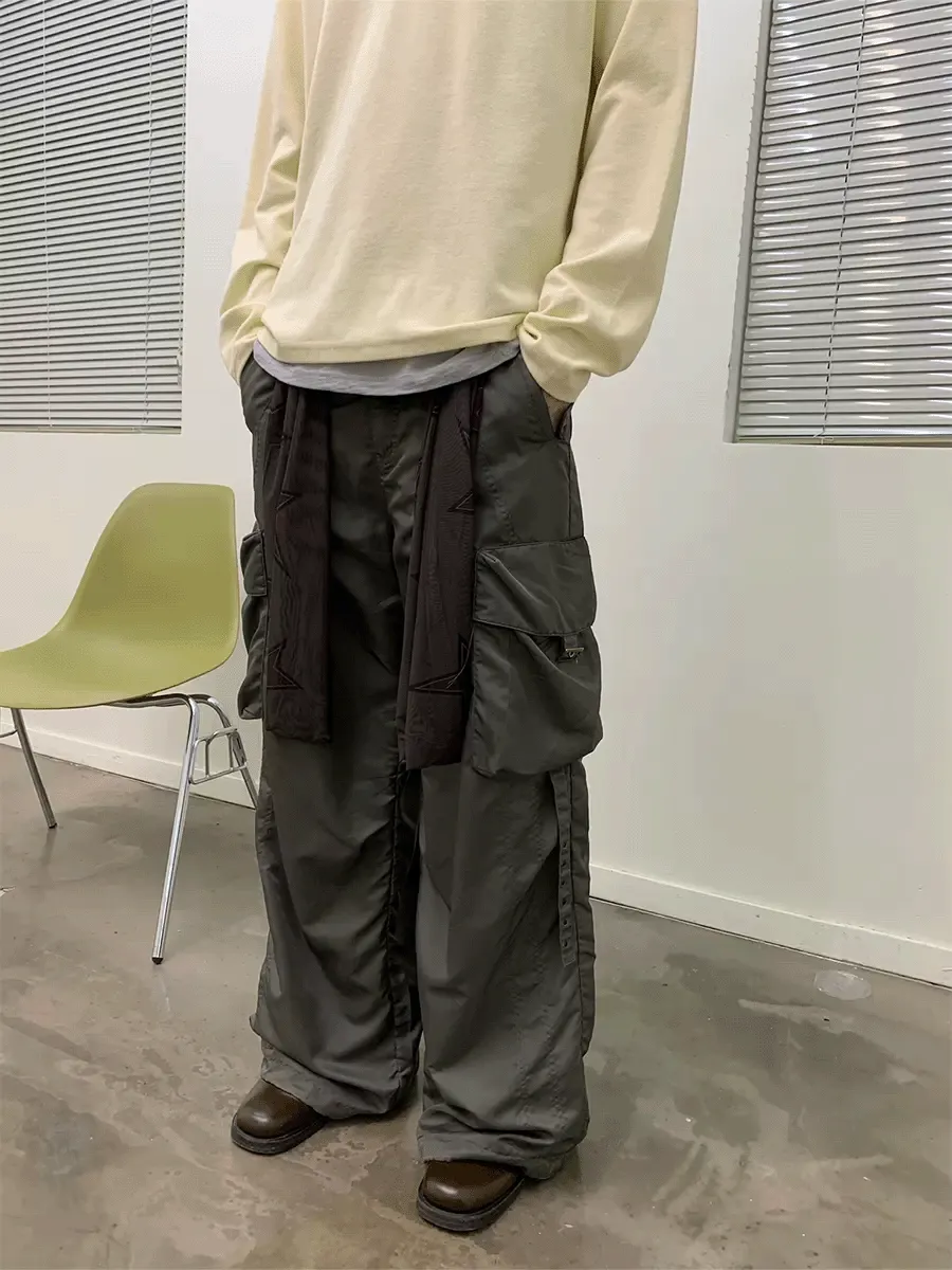 Heavy Duty Casual Wide Pants