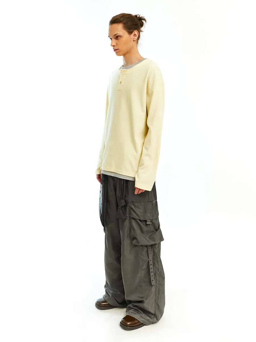 Heavy Duty Casual Wide Pants