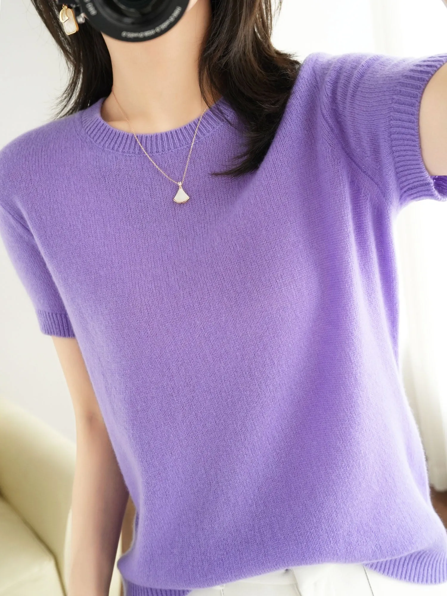 Ivyshape | Comfortable Cashmere Blouse for Women