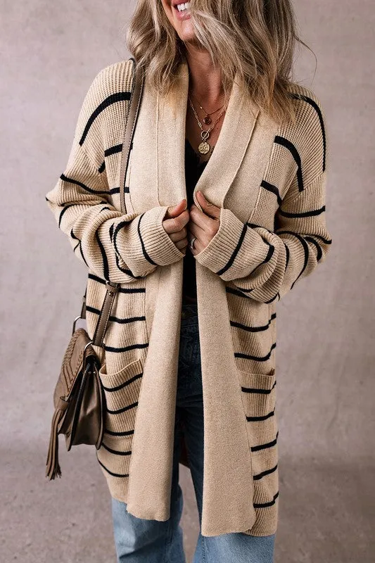 Logan Striped Cardigan