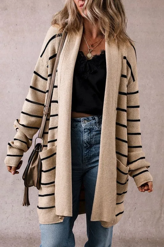 Logan Striped Cardigan