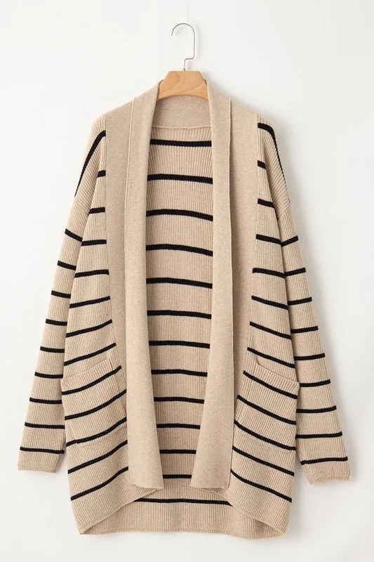 Logan Striped Cardigan