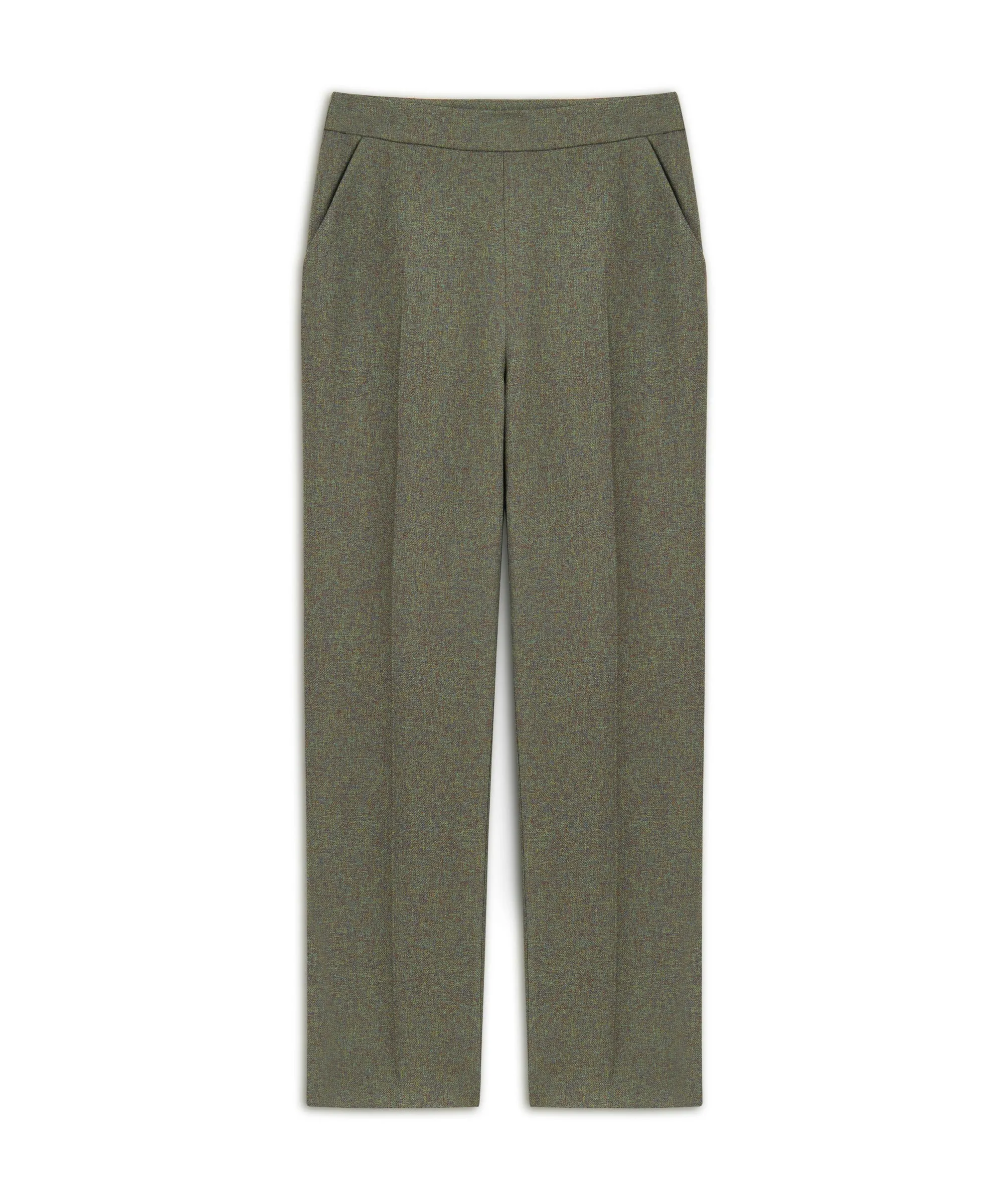 Machka Cigarette Fit Trousers Green