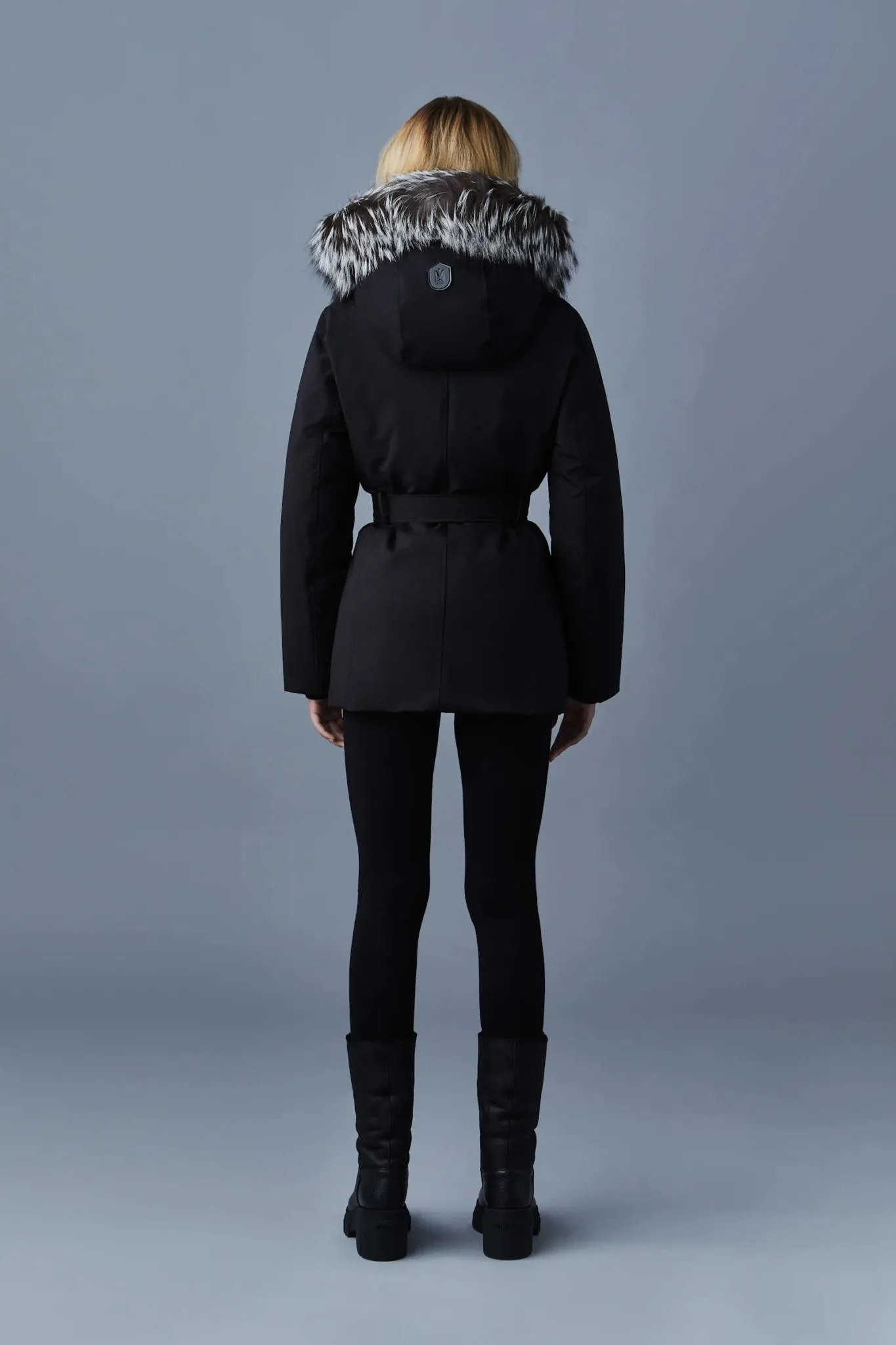 MACKAGE JENI-X - 2-in-1 Down Parka With Removable Bib And Silver Fox Fur