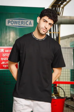 Mens Round Neck Oversized T-Shirt