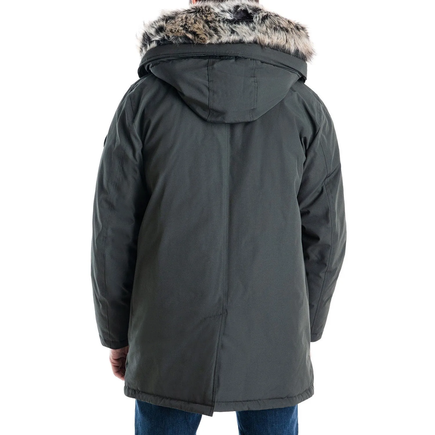 Michael Kors Men's Heavyweight Hooded Snorkel Parka Coat