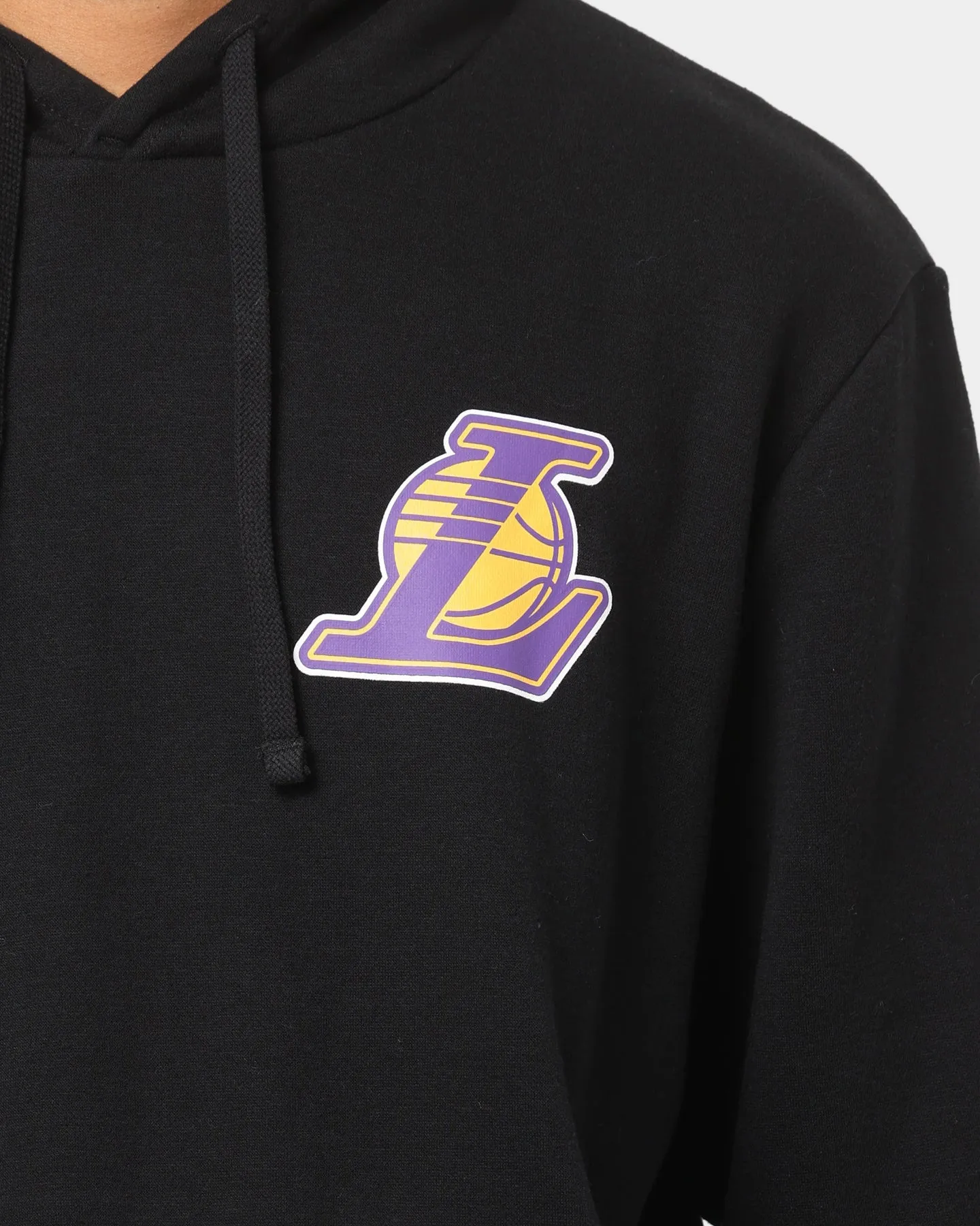 New Era Los Angeles Lakers Black Repeat Hoodie Black