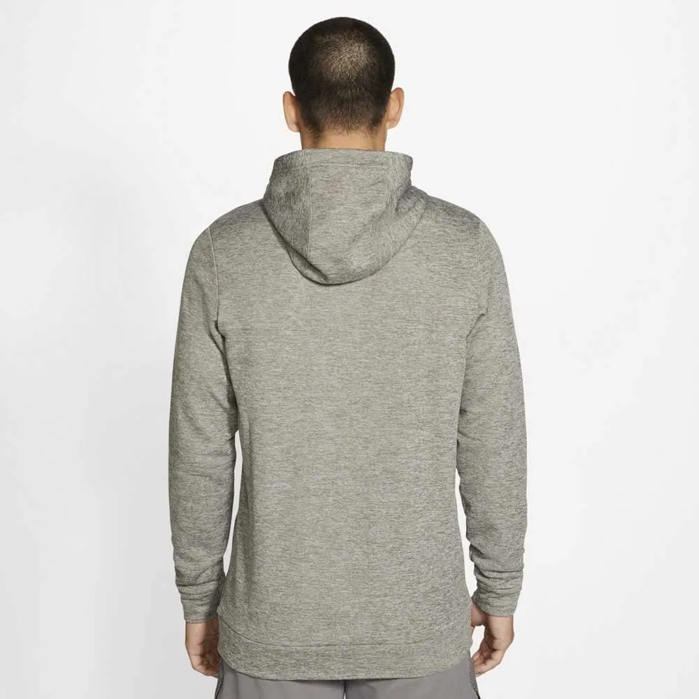 Nike Men's Therma Full-Zip Training Hoodie (XX-Large, Dark Grey Heather/Black)