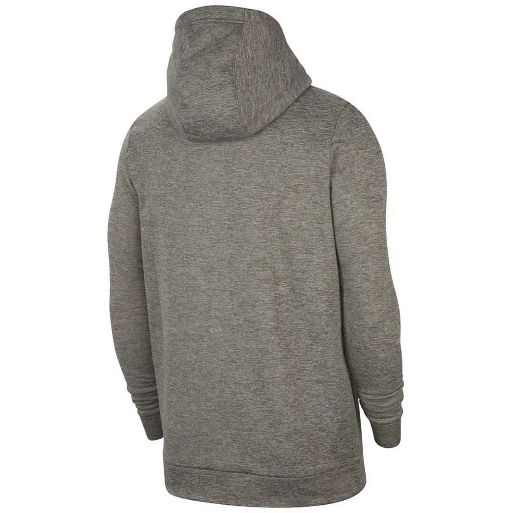 Nike Men's Therma Full-Zip Training Hoodie (XX-Large, Dark Grey Heather/Black)