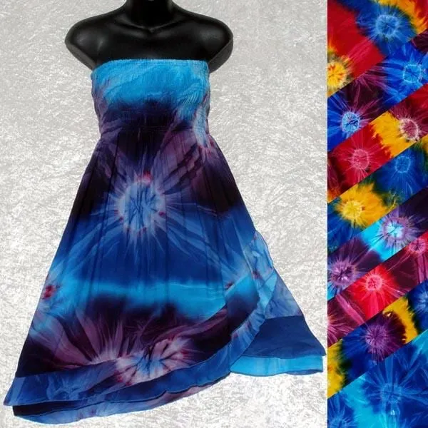 Tie-Dye Convertible Dress/Skirt