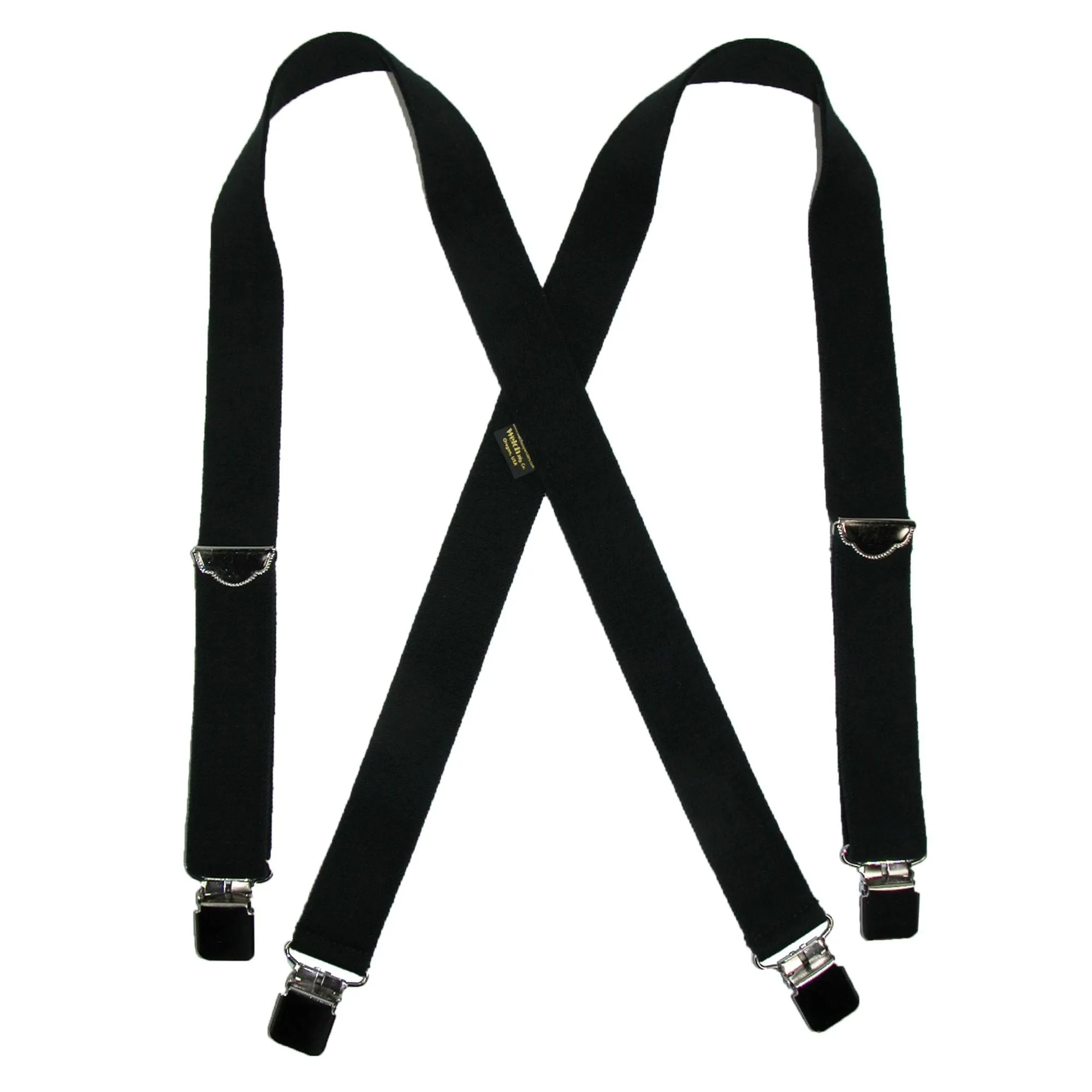 Welch Men's Elastic Clip End Double Face Suspenders