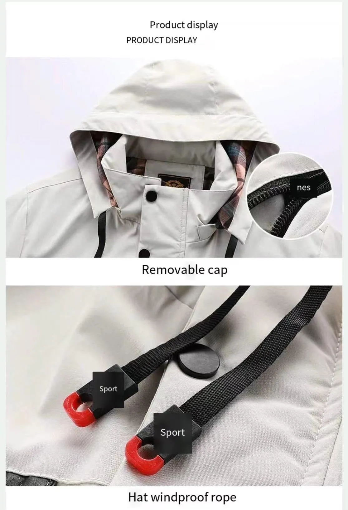 Winter Jacket Hooded Causal Warm Hooded Thick Windbreaker Coat | 8889