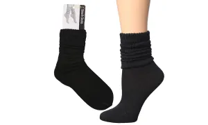 Women's Tipi Toe Slouch Socks Black