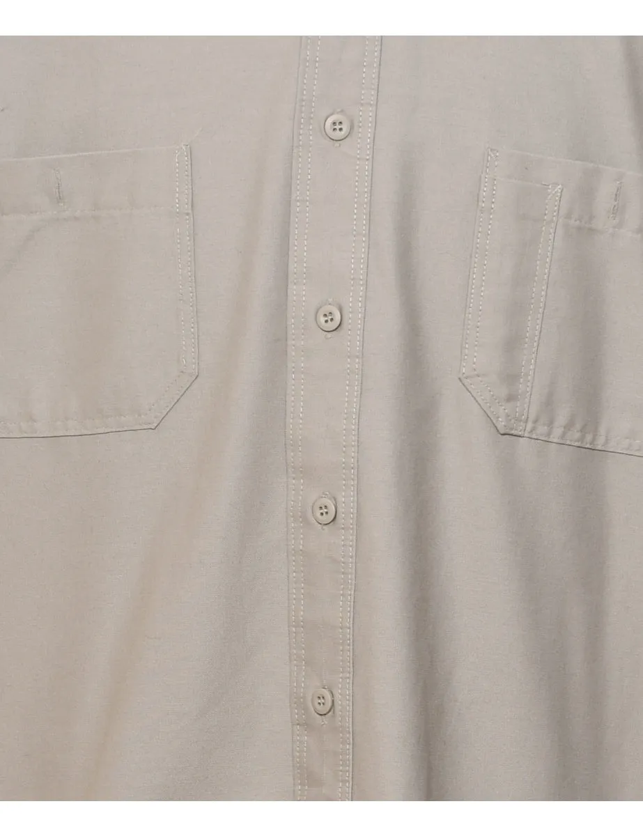 Wrangler Beige Classic Workwear Shirt - XL