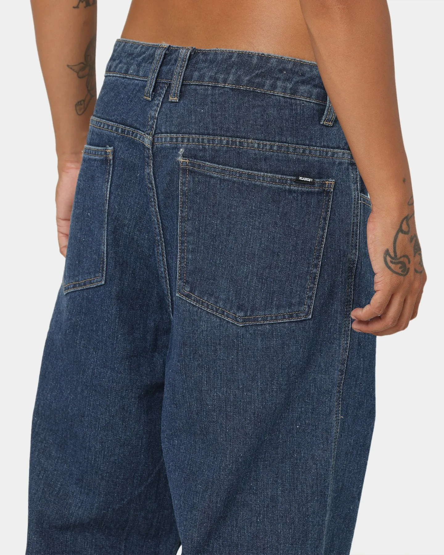 X-Large Bull Denim 91 Wide Leg Pants Blue