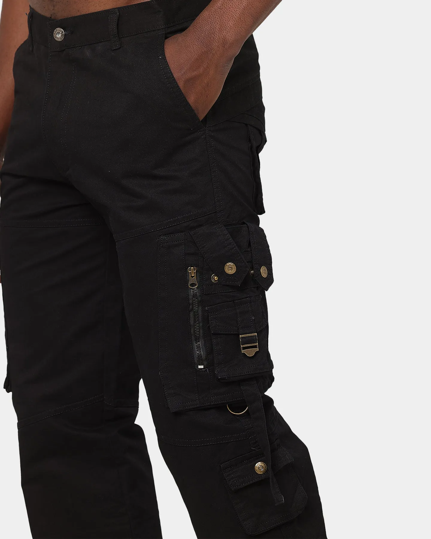 XXIII Clovis Strapped Cargo Pants Black