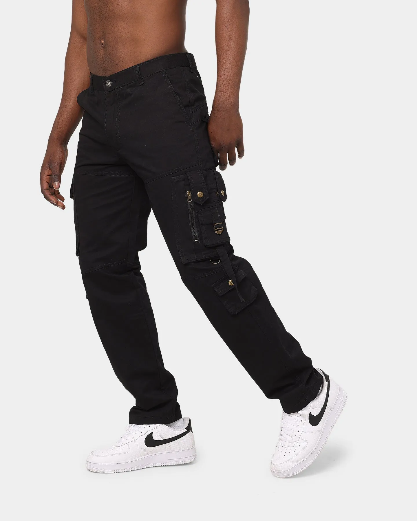 XXIII Clovis Strapped Cargo Pants Black