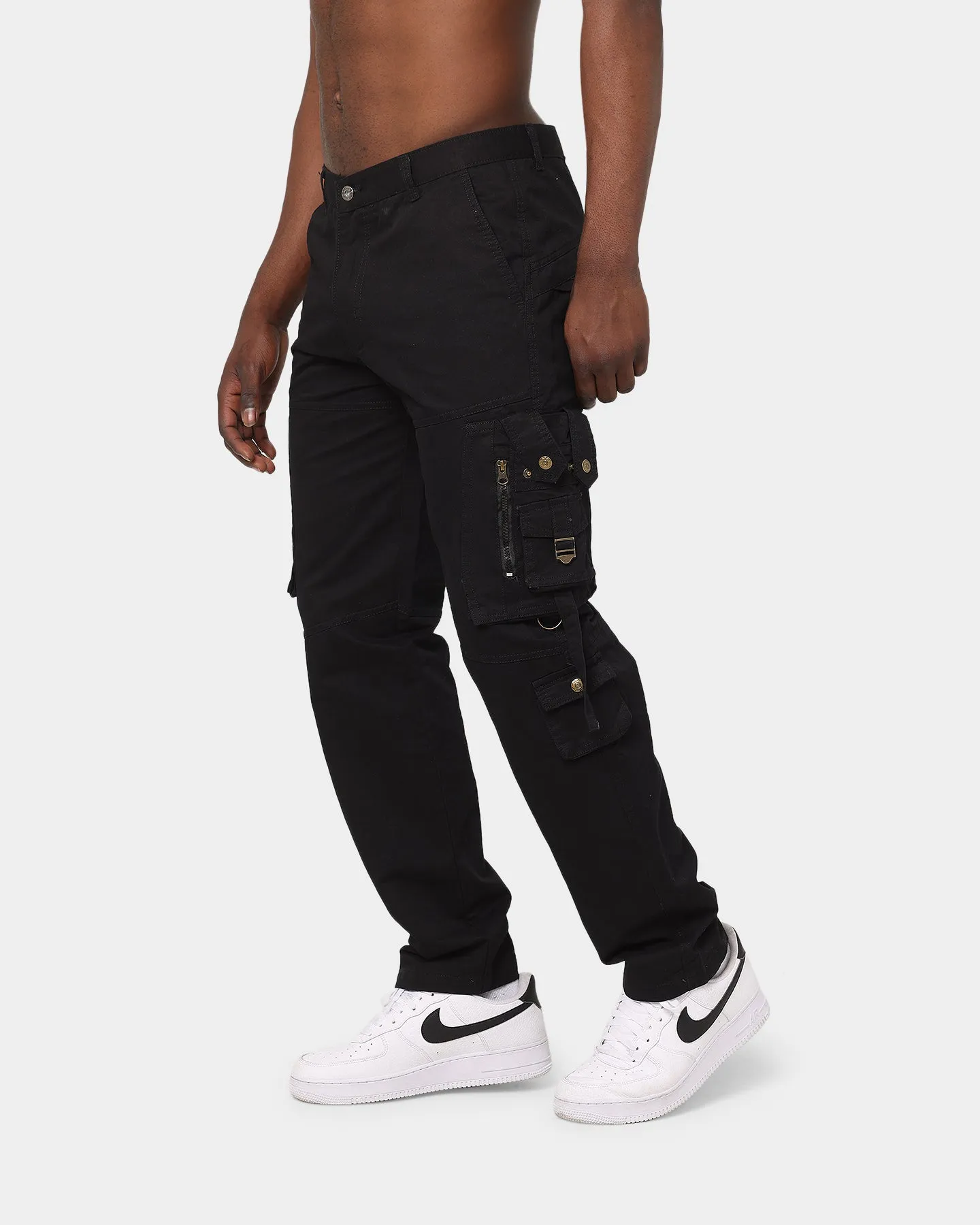 XXIII Clovis Strapped Cargo Pants Black