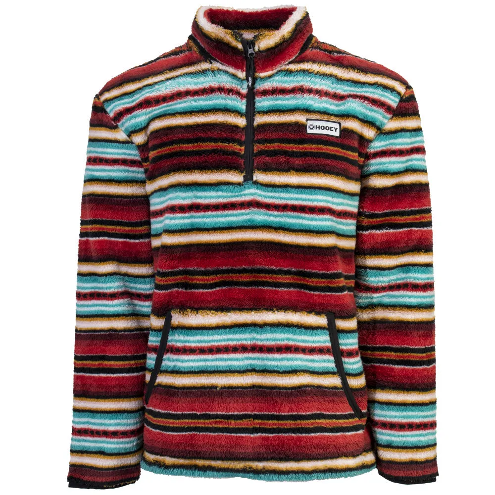 Youth " Girls Fleece Pullover" Red/Serape